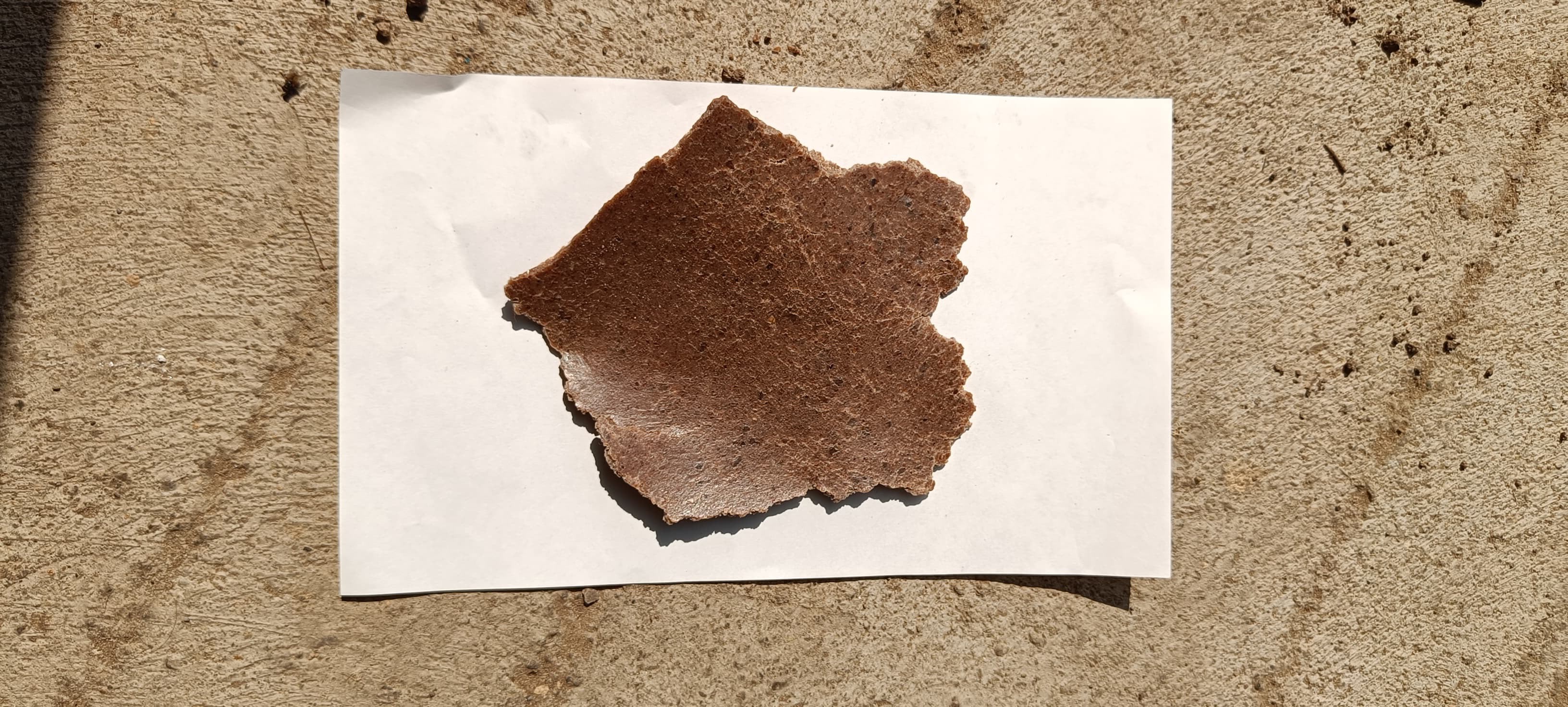 Product sample slab